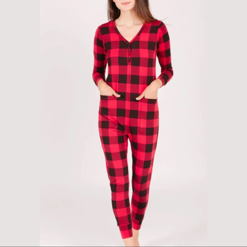 Smash and Tess Plaid Romper Onesie